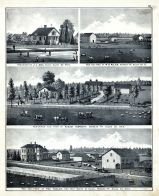 Geo. Kesler, August Albrecht, J.J. John, W.E. Poling, Residence, Farm, Elida, German Township